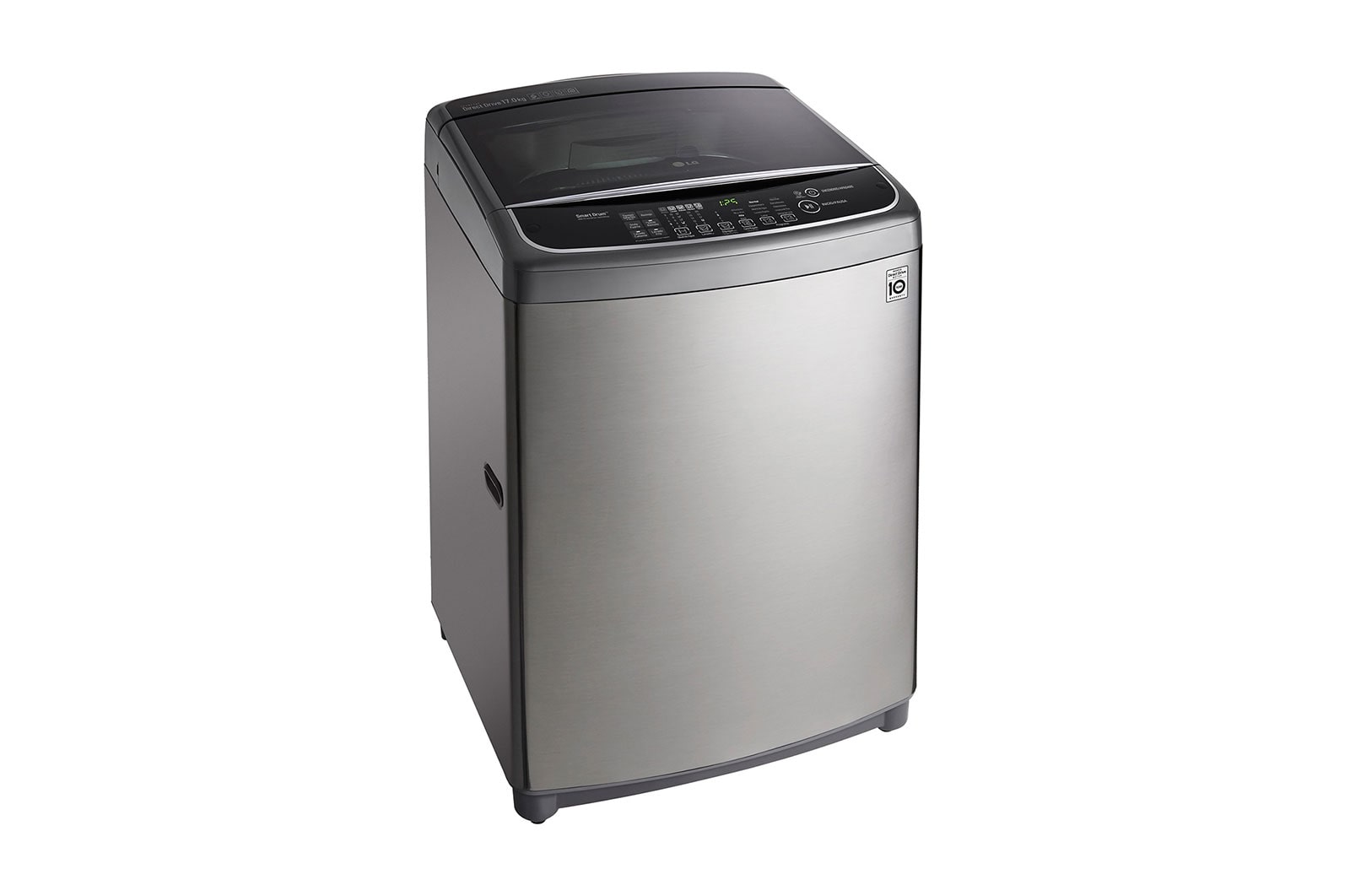 LG Lavadora LG 6Motion DD, Carga Superior, 37lbs/17kg,  COLOR TIPO ACERO INOX, WFS1739NHD.ASSECOL