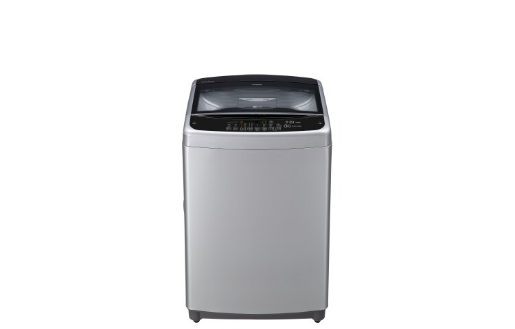 Vista frontal de Lavadora LG Turbo Drum®, Auto Pre-lavado, Carga Superior, 37lbs/17kg, color Plateado WFS1759ET.AFSECOL