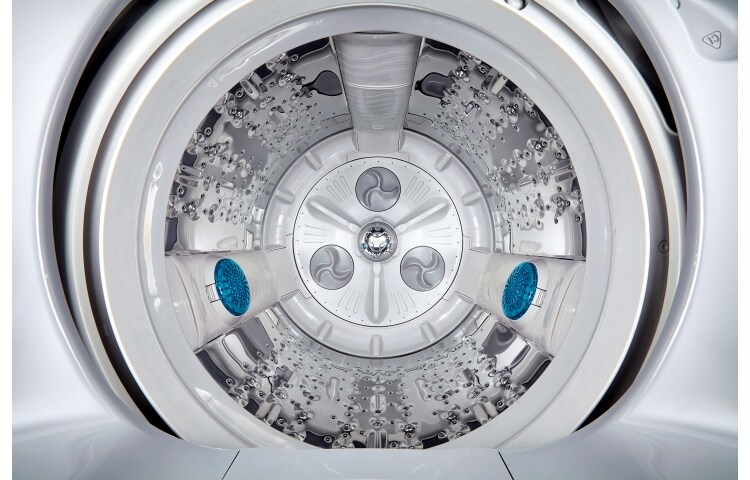 LG Lavadora LG Turbo Drum®, Auto Pre-lavado, Carga Superior, 37lbs/17kg, color Plateado, WFS1759ET.AFSECOL