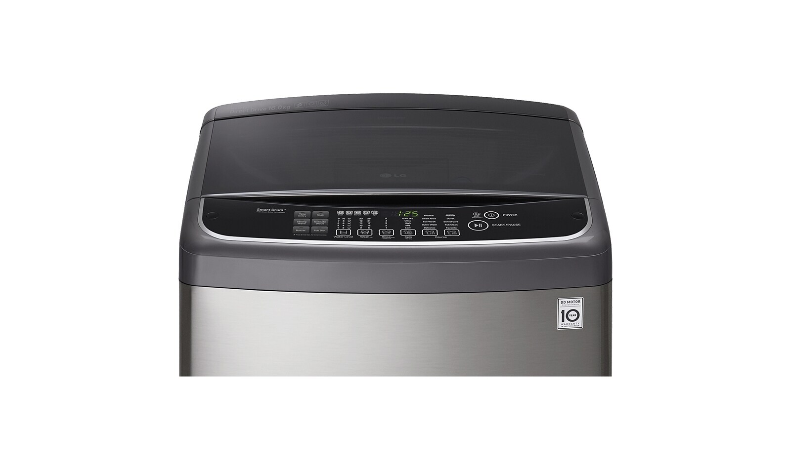 LG Lavadora LG 6Motion DD, Carga Superior, 46lbs/21kg COLOR TIPO ACERO INOX, WFS2139EKD.ASSECOL
