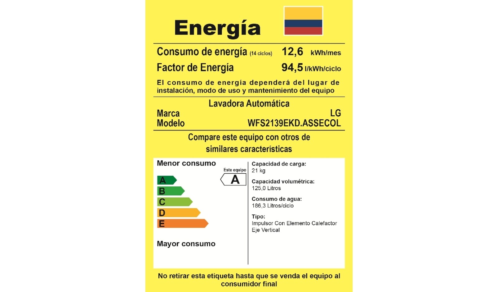 LG Lavadora LG 6Motion DD, Carga Superior, 46lbs/21kg COLOR TIPO ACERO INOX, WFS2139EKD.ASSECOL