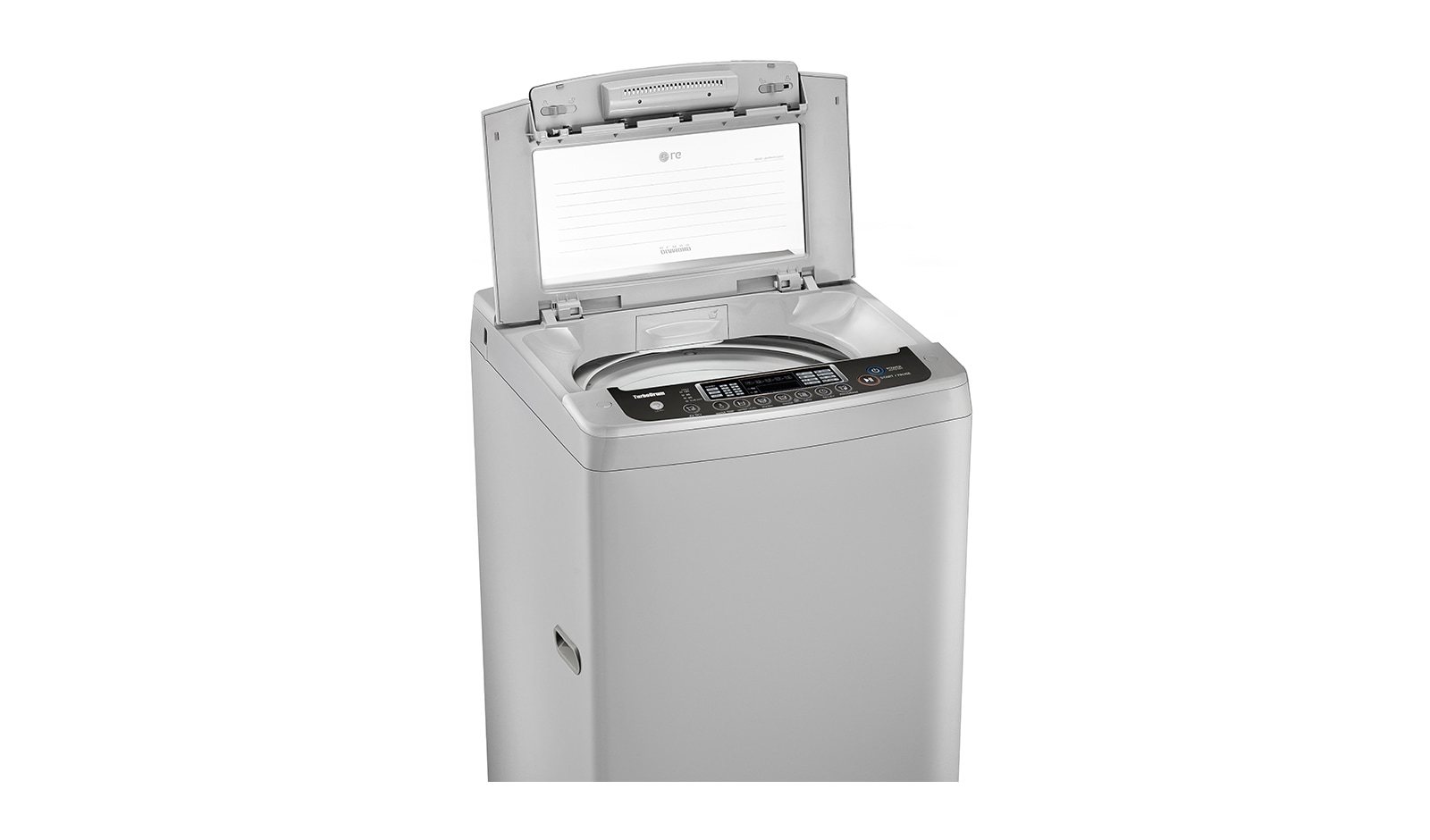 LG Lavadora LG Turbo Drum®, Carga Superior, 37lbs/17kg, color Gris, WFSL1762EK.ASFECOL