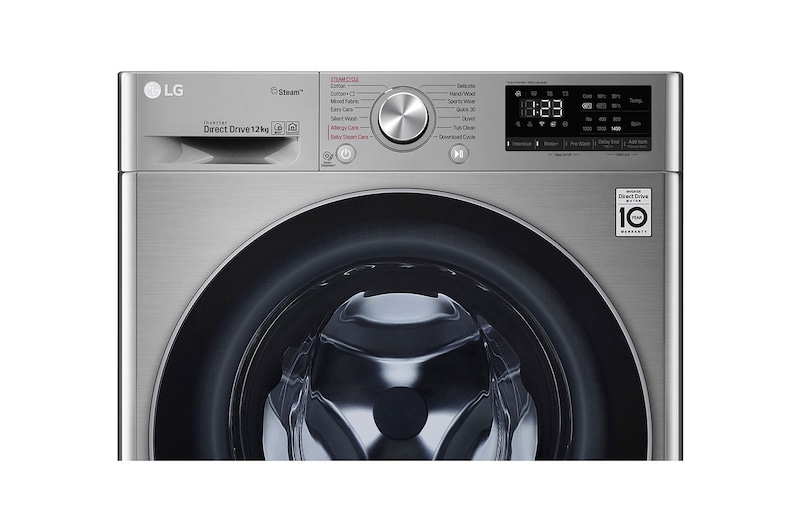 LG Lavadora Carga Frontal 12kg/26lbs con AI DD™, WM12VVC4S6