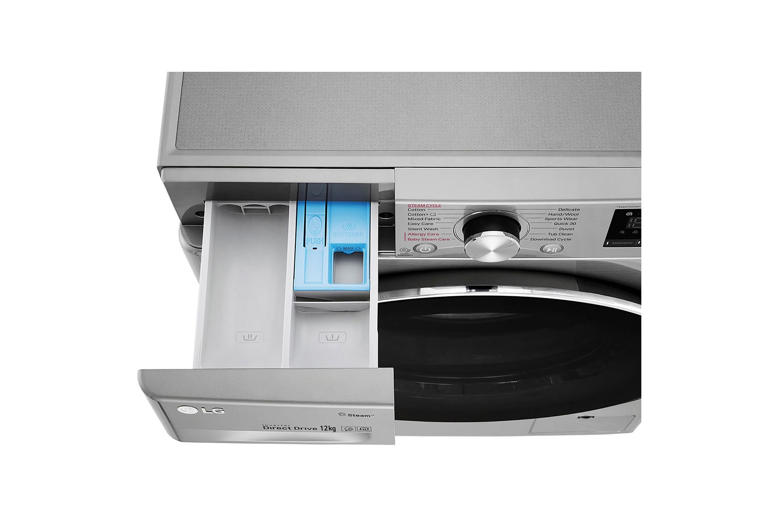 LG Lavadora Carga Frontal 12kg/26lbs con AI DD™, WM12VVC4S6