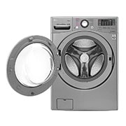 LG Lavadora Carga Frontal, 44lbs/20kg, 6MotionDD, TurboWash™, color Tipo Acero Inoxidable, WM20VVS6