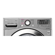 LG Lavadora Carga Frontal, 44lbs/20kg, 6MotionDD, TurboWash™, color Tipo Acero Inoxidable, WM20VVS6