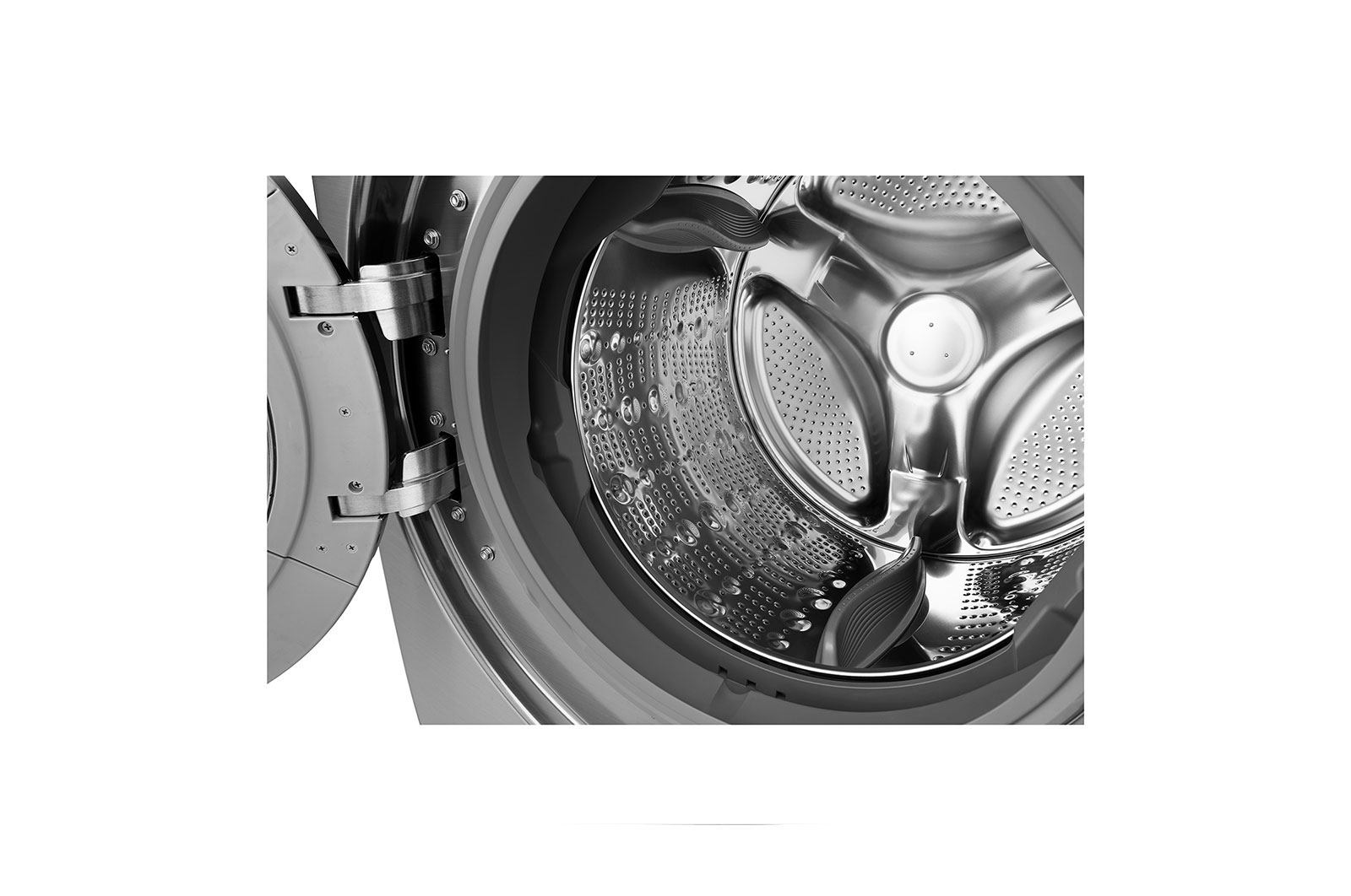 LG Lavadora Carga Frontal, 44lbs/20kg, 6MotionDD, TurboWash™, color Tipo Acero Inoxidable, WM20VVS6