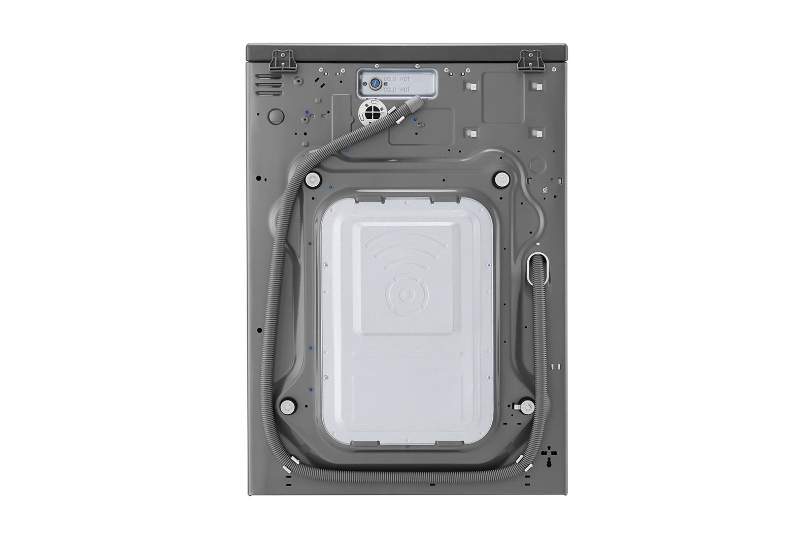 LG Lavadora Carga Frontal, 44lbs/20kg, 6MotionDD, TurboWash™, color Tipo Acero Inoxidable, WM20VVS6