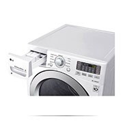 LG Lavadora Carga Frontal, 44lbs/20kg, 6MotionDD, TurboWash™, color Blanco, WM20WV6
