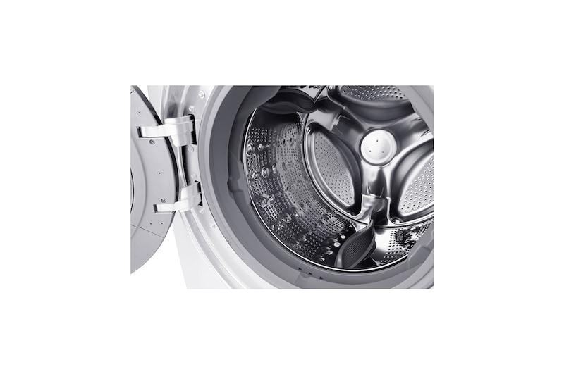 LG Lavadora Carga Frontal, 44lbs/20kg, 6MotionDD, TurboWash™, color Blanco, WM20WV6