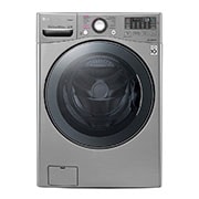 Vista frontal de Lavadora Carga Frontal, 49lbs/22kg, 6Motion™ DD, TurboWash™, color Tipo Acero Inoxidable WM22VVS6