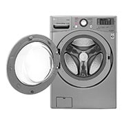 LG Lavadora Carga Frontal, 49lbs/22kg, 6Motion™ DD, TurboWash™, color Tipo Acero Inoxidable, WM22VVS6