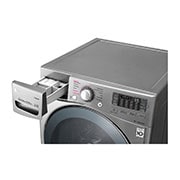 LG Lavadora Carga Frontal, 49lbs/22kg, 6Motion™ DD, TurboWash™, color Tipo Acero Inoxidable, WM22VVS6