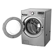 LG Lavadora Carga Frontal, 49lbs/22kg, 6Motion™ DD, TurboWash™, color Tipo Acero Inoxidable, WM22VVS6