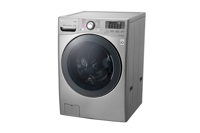 LG Lavadora Carga Frontal, 49lbs/22kg, 6Motion™ DD, TurboWash™, color Tipo Acero Inoxidable, WM22VVS6
