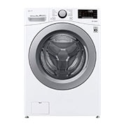 Vista frontal de Lavadora Carga Frontal, 48lbs/22kg, 6MotionDD, Color Blanco WM22WV26S