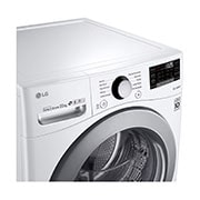 LG Lavadora Carga Frontal, 48lbs/22kg, 6MotionDD, Color Blanco, WM22WV26S