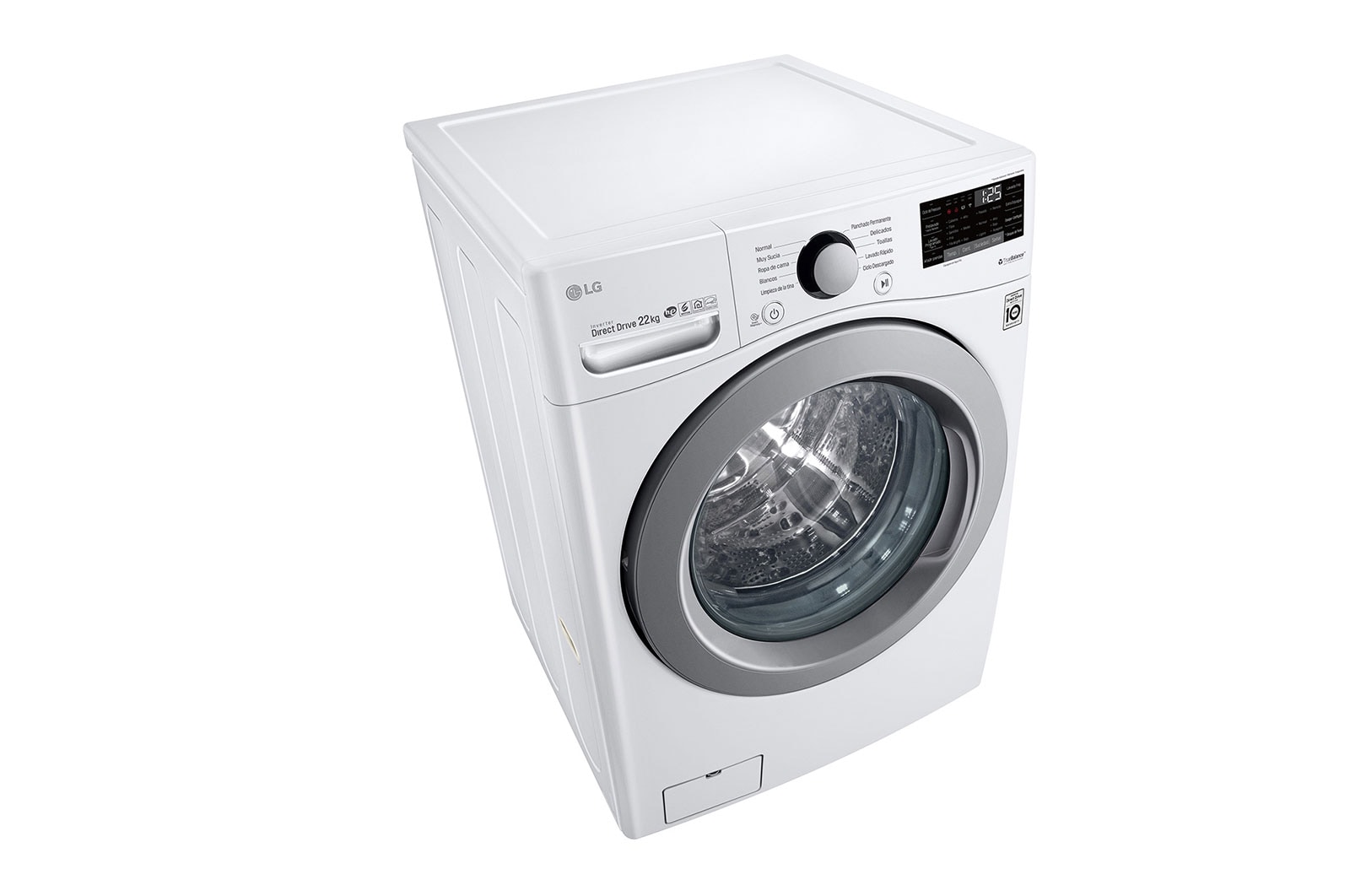 LG Lavadora Carga Frontal, 48lbs/22kg, 6MotionDD, Color Blanco, WM22WV26S