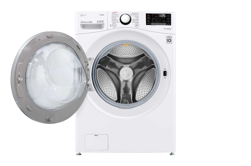 LG Lavadora Carga Frontal 22kg/48lbs  Victor 2, Color Blanco, WM22WV2S6B