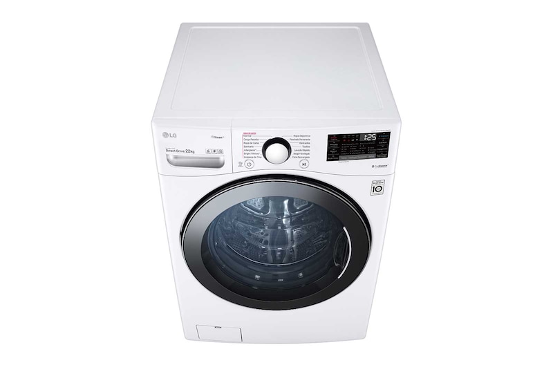 LG Lavadora Carga Frontal 22kg/48lbs  Victor 2, Color Blanco, WM22WV2S6B