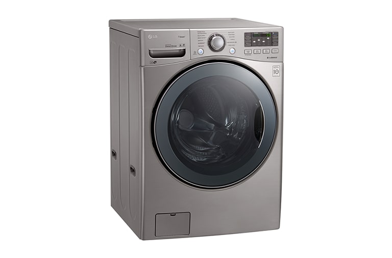 LG Lavadora Carga Frontal, 44lbs/20kg, 6MotionDD, TurboWash™, color Tipo Acero Inoxidable, WM3570HVA