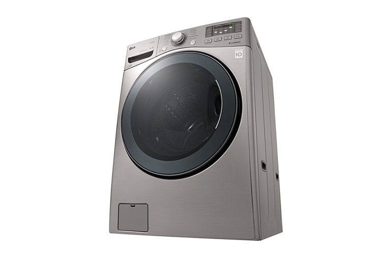 LG Lavadora Carga Frontal, 44lbs/20kg, 6MotionDD, TurboWash™, color Tipo Acero Inoxidable, WM3570HVA