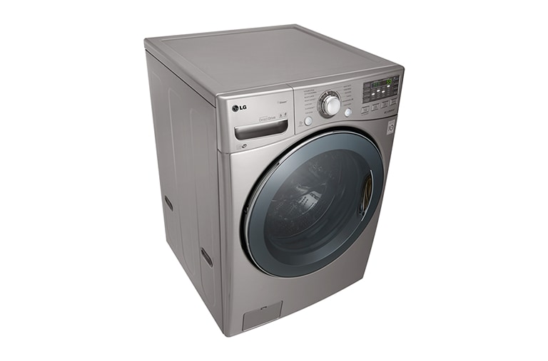 LG Lavadora Carga Frontal, 44lbs/20kg, 6MotionDD, TurboWash™, color Tipo Acero Inoxidable, WM3570HVA