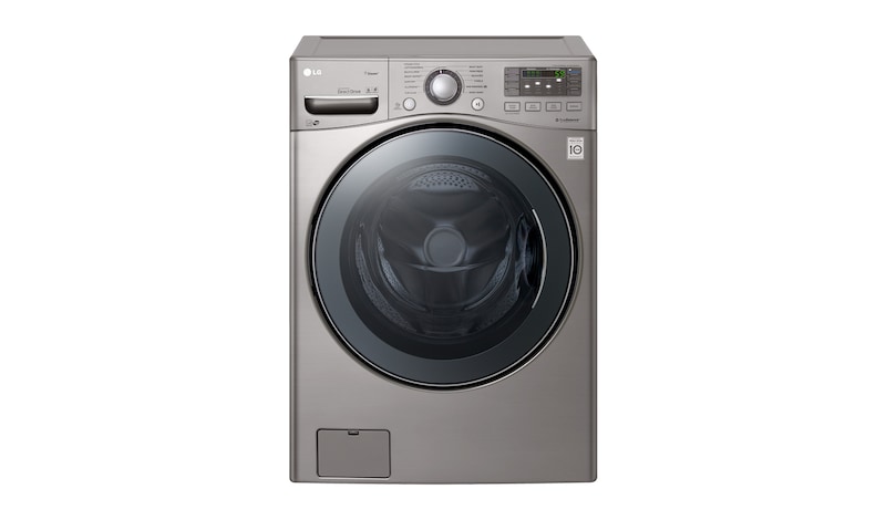 LG Lavadora Carga Frontal, 44lbs/20kg, 6MotionDD, TurboWash™, color Tipo Acero Inoxidable, WM3570HVA