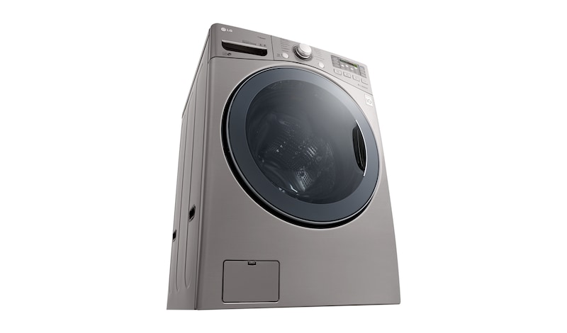 LG Lavadora Carga Frontal, 44lbs/20kg, 6MotionDD, TurboWash™, color Tipo Acero Inoxidable, WM3570HVA