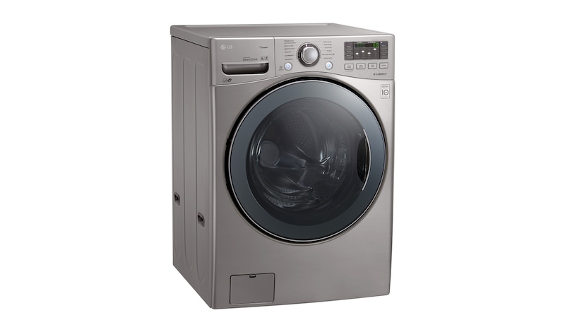LG Lavadora Carga Frontal, 44lbs/20kg, 6MotionDD, TurboWash™, color Tipo Acero Inoxidable, WM3570HVA