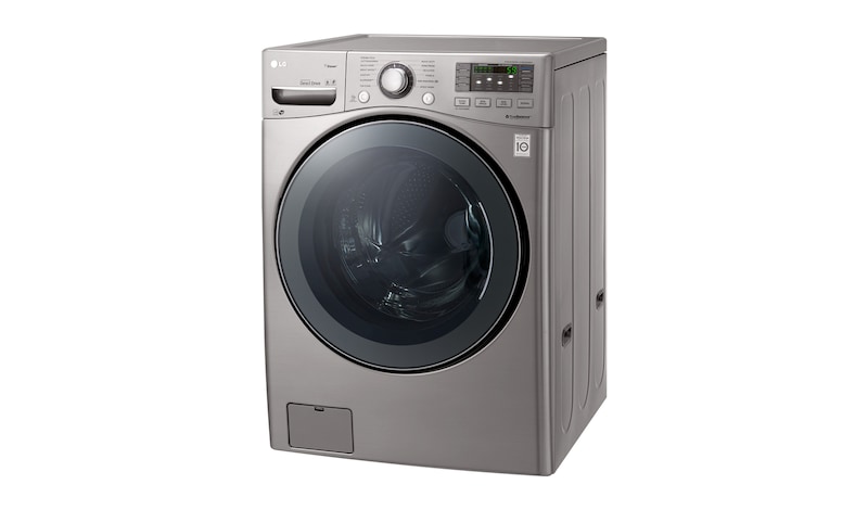 LG Lavadora Carga Frontal, 44lbs/20kg, 6MotionDD, TurboWash™, color Tipo Acero Inoxidable, WM3570HVA