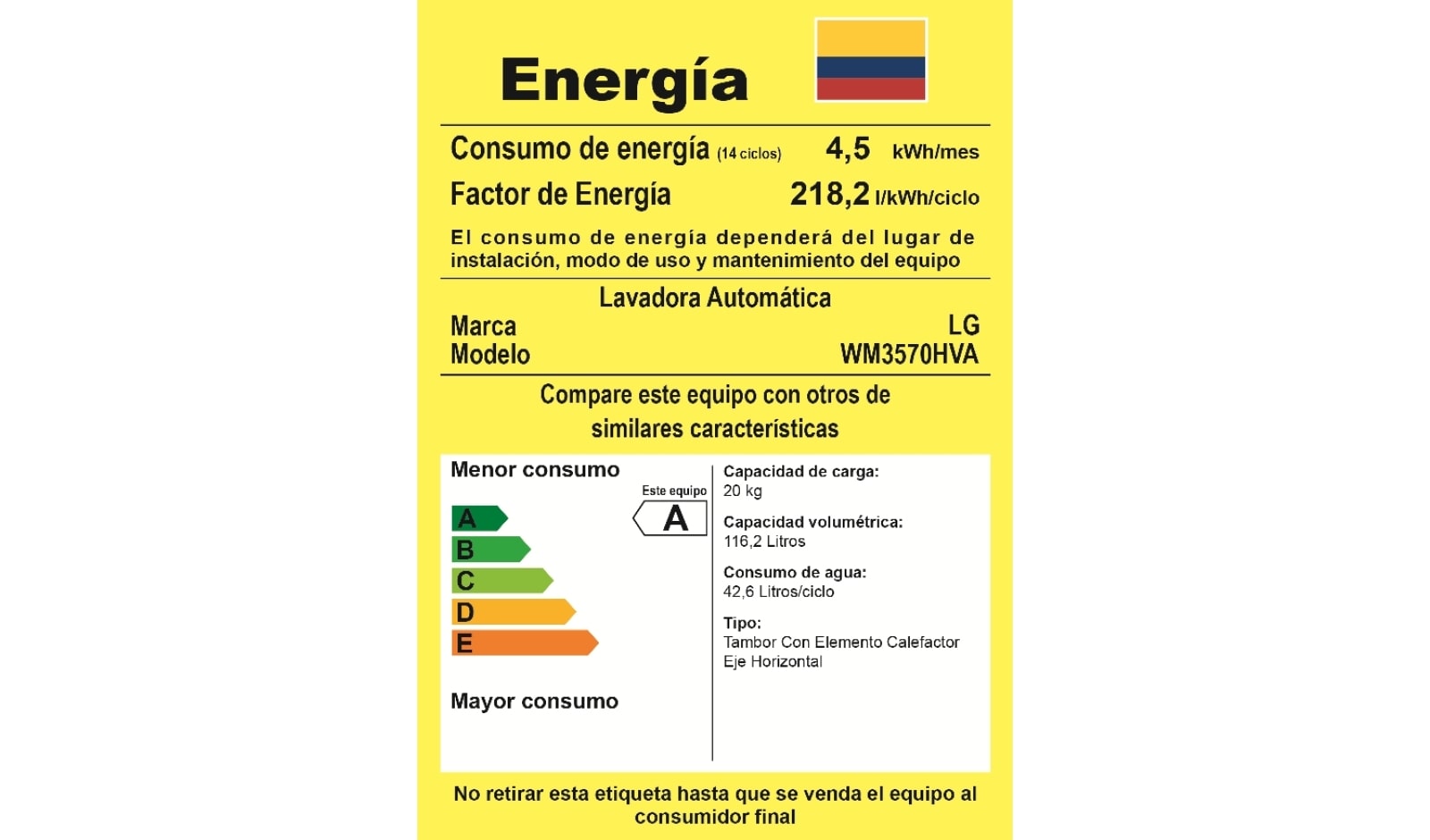 LG Lavadora Carga Frontal, 44lbs/20kg, 6MotionDD, TurboWash™, color Tipo Acero Inoxidable, WM3570HVA