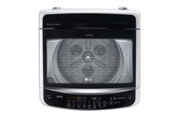 LG Lavadora LG Motor Smart Inverter, Smart Motion+Turbo Drum®, Pre-lavado+Normal, Carga Superior, 29lbs/13kg, color Gris, WT13DSB