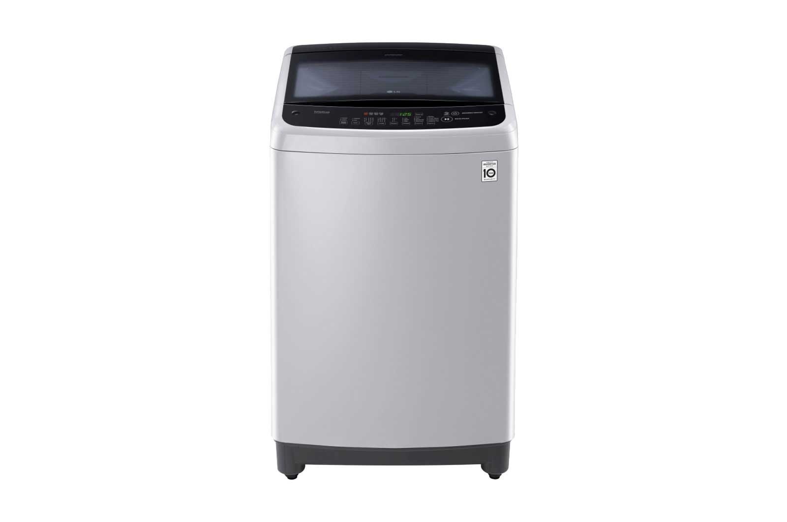 Vista frontal de Lavadora Motor Smart Inverter 13Kg, Smart Motion&#43;Turbo Drum™, Pre-lavado&#43;Normal, Carga Superior WT13DSBP