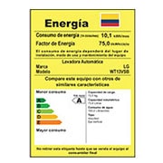 LG Lavadora de Carga Superior con motor Smart Inverter y capacidad total de 13 kilos/29lb, WT13VSB