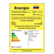 LG Lavadora LG Motor Smart Inverter, Smart Motion+Turbo Drum™, Pre-lavado+Normal, Carga Superior, 29lbs/13kg, color Blanco, WT13WSBP