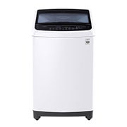 Vista frontal de Lavadora LG Motor Smart Inverter, Smart Motion&#43;Turbo Drum™, Pre-lavado&#43;Normal, Carga Superior, 29lbs/13kg, color Blanco WT13WSBP