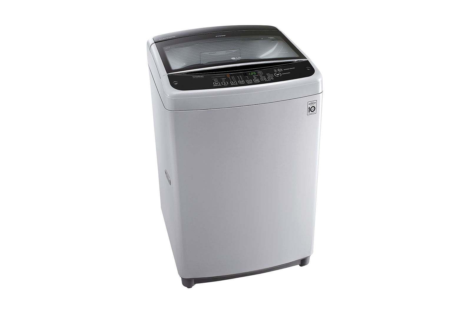 LG Lavadora LG Motor Smart Inverter, Smart Motion+Turbo Drum®, Pre-lavado+Normal, Carga Superior, 35lbs/16kg, color Gris, WT16DSB