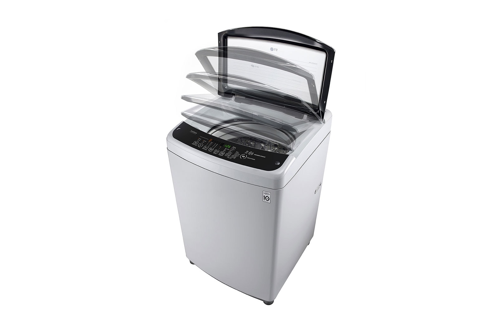 LG Lavadora LG Motor Smart Inverter, Smart Motion+Turbo Drum®, Pre-lavado+Normal, Carga Superior, 35lbs/16kg, color Gris, WT16DSB