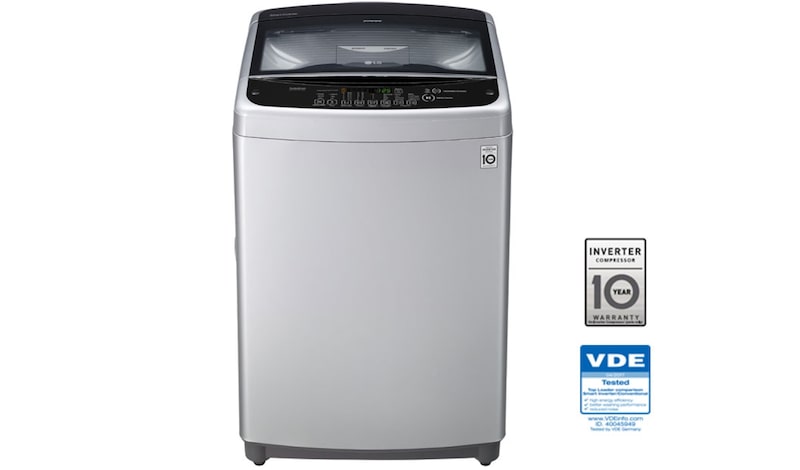 LG Lavadora LG Motor Smart Inverter, Smart Motion+Turbo Drum®, Pre-lavado+Normal, Carga Superior, 37lbs/17kg, color Silver, WT17SSB