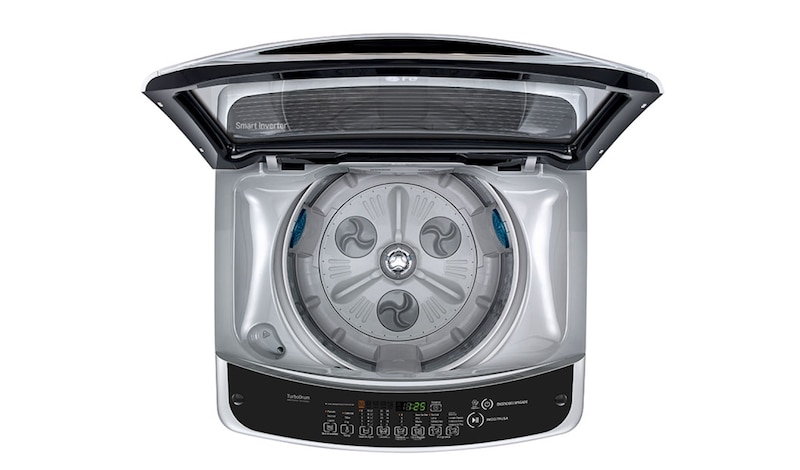 LG Lavadora LG Motor Smart Inverter, Smart Motion+Turbo Drum®, Pre-lavado+Normal, Carga Superior, 37lbs/17kg, color Silver, WT17SSB