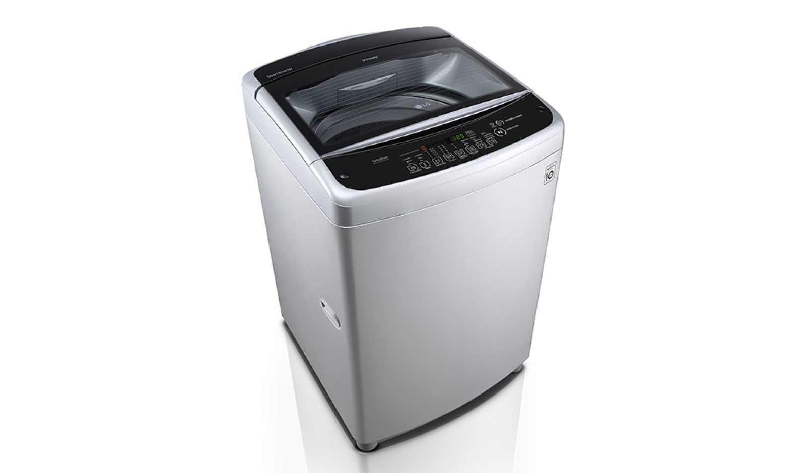 LG Lavadora LG Motor Smart Inverter, Smart Motion+Turbo Drum®, Pre-lavado+Normal, Carga Superior, 37lbs/17kg, color Silver, WT17SSB