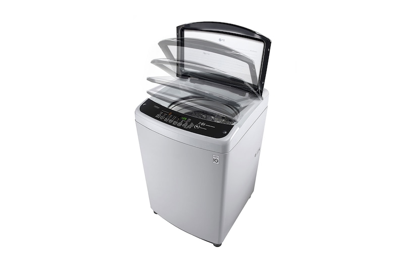 LG Lavadora LG Motor Smart Inverter, Smart Motion+Turbo Drum®, Pre-lavado+Normal, Carga Superior, 40lbs/18kg, color Gris , WT18DSB