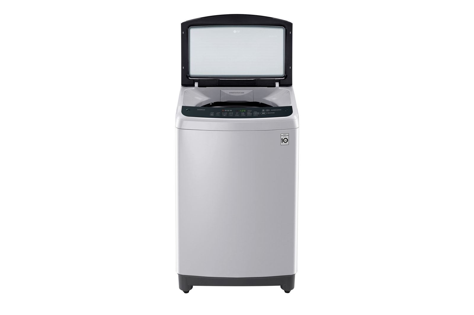LG Lavadora LG Motor Smart Inverter, Smart Motion+Turbo Drum®, Pre-lavado+Normal, Carga Superior, 40lbs/18kg, color Gris, WT18DSBP