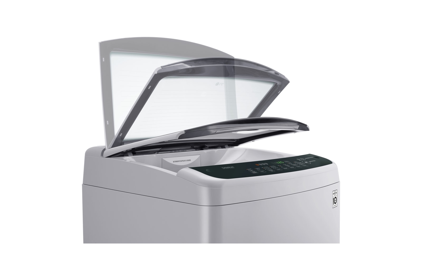 LG Lavadora LG Motor Smart Inverter, Smart Motion+Turbo Drum®, Pre-lavado+Normal, Carga Superior, 40lbs/18kg, color Gris, WT18DSBP