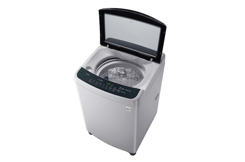 LG Lavadora LG Motor Smart Inverter, Smart Motion+Turbo Drum®, Pre-lavado+Normal, Carga Superior, 40lbs/18kg, color Gris, WT18DSBP