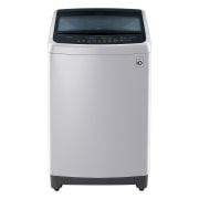 Vista frontal de Lavadora LG Motor Smart Inverter, Smart Motion&#43;Turbo Drum®, Pre-lavado&#43;Normal, Carga Superior, 40lbs/18kg, color Gris WT18DSBP
