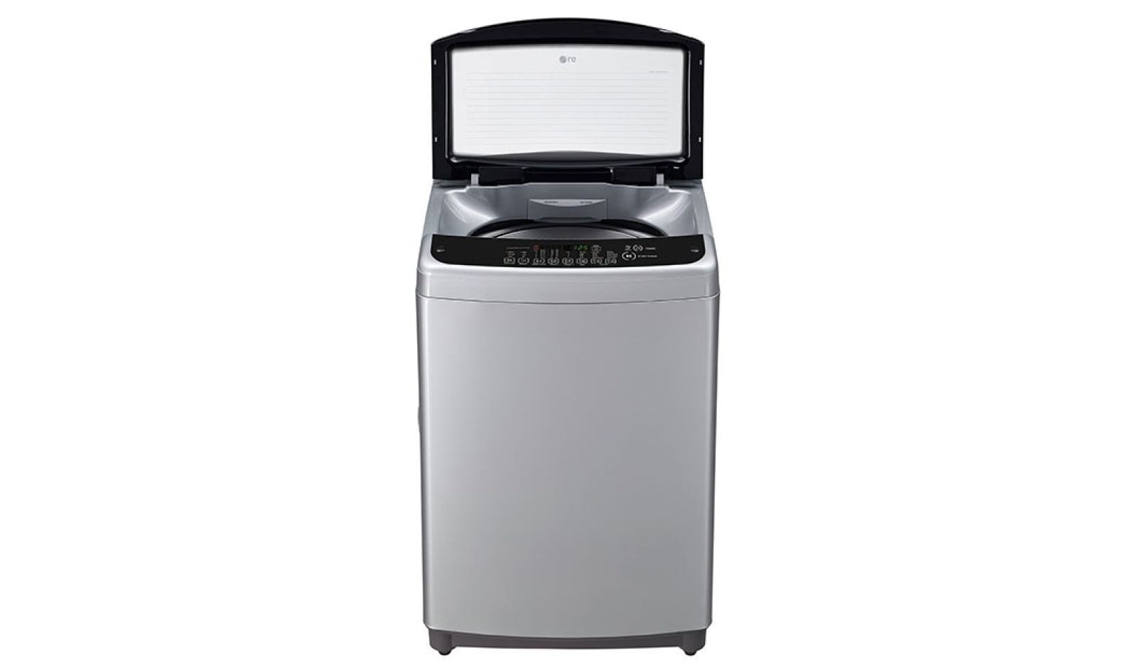 LG Lavadora LG Turbo Drum®, Auto Pre-lavado, Carga Superior, 40lbs/18kg, color Plateado, WT18SS