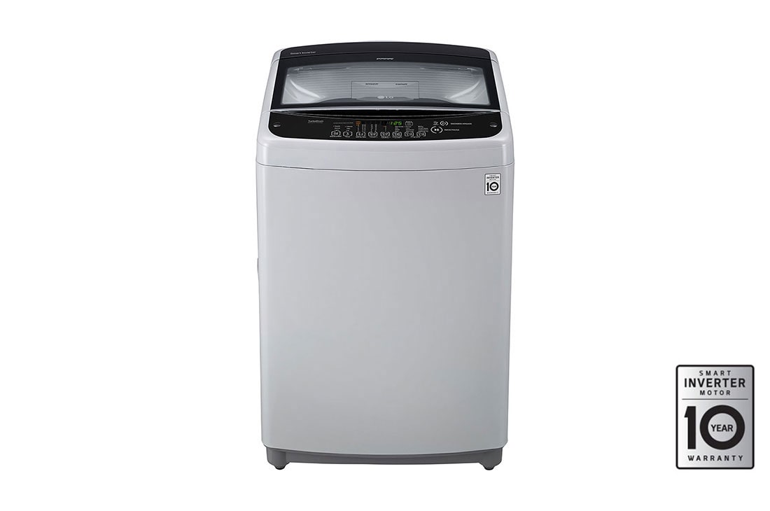 LG Lavadora LG Motor Smart Inverter, Smart Motion+Turbo Drum®, Pre-lavado+Normal, Carga Superior, 42lbs/19kg, color Gris, WT19DSB