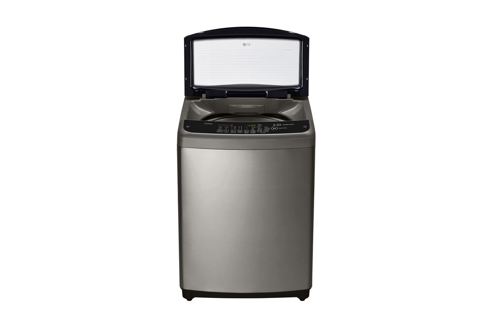 LG Lavadora de Carga Superior Acabado oscuro con motor Smart Inverter y capacidad total de 42lbs/19 kilos, WT19VSB